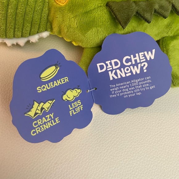 NWT Bark Al Legator dog toy 🐊 - Picture 2 of 5